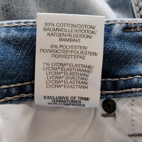 Silver Suki Skinny Jeans Mid Rise Light Blue Jeggings Ripped Knee Stretch 30 10 - Picture 12 of 12